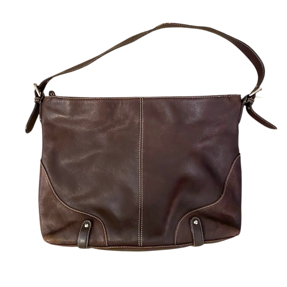 Brown Leather Shoulder Bag